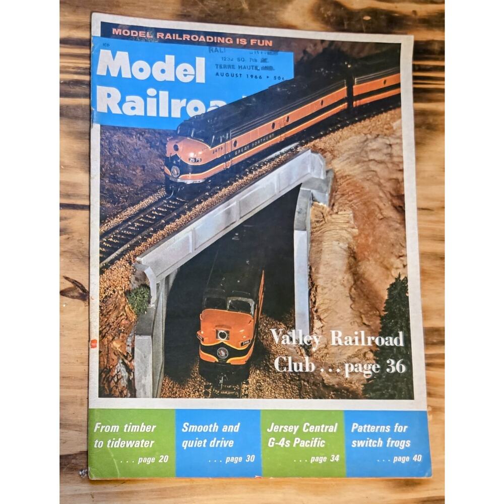 Vintage Train Journal Magazines Lot of 18 1966 1967 1968 1969 Model Railroader - Picture 9 of 16